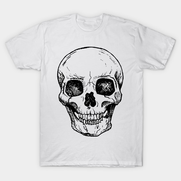 Skull T-Shirt by Johka